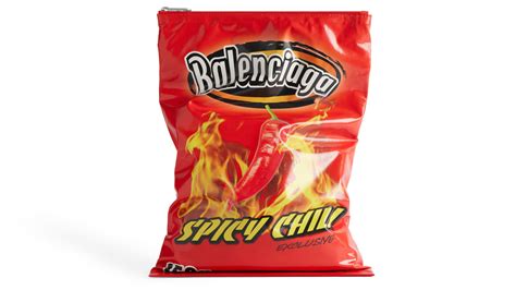 chips bag with hot fake food|Balenciaga Is Selling $1,750 Chip Bags  With No Chips.